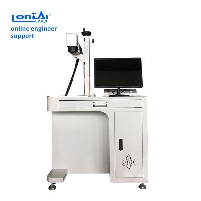 China Desktop Air Cooled Raycus Fiber Laser Marking Machine for Metal Steel Aluminum Engraving with 20w 30w 50w Laser Marker for sale