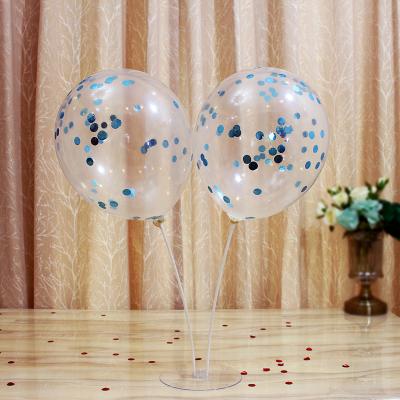 China Advertising Toy Gift Toy Promotional Toy Party Decorate Room Christmas Birthday Party Decoration Balloon Sequin Confetti Balloons Light Blue Set for sale