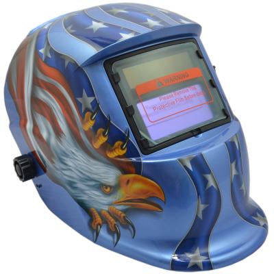 China China Wholesale Solar Auto Darkening Welding Helmet Of Long Life Time And Lithium Battery Water Transfer Printing Technology for sale