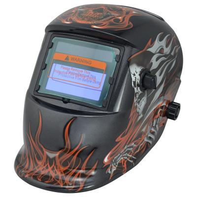 China Solar Helmet DIN4 (External) True Color Welding Hood Solar Powered Auto Darkening Welding Helmet En379 for sale