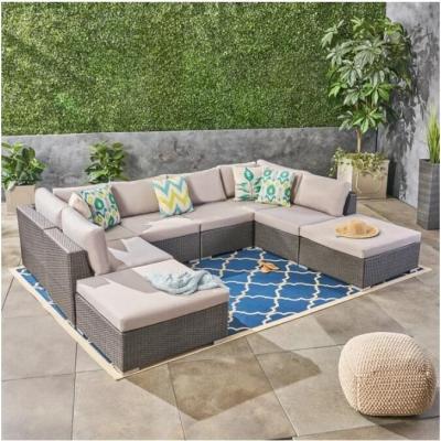 China 2019 Eco-freindly Leisure Sectional Outdoor Wicker Garden Sofa Furniture for sale