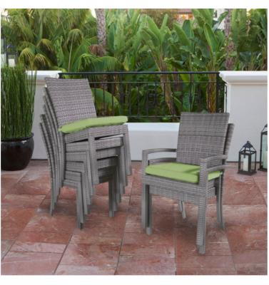 China Cheap Eco-freindly Rattan Outdoor Dining Table Set Dining Furniture for sale