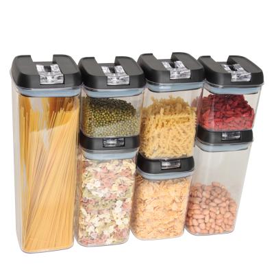 China Sustainable Hot Sale High Quality Airtight Food Storage Containers Sets 7 Pieces With Durable Lids Cold Heat Resistant for sale