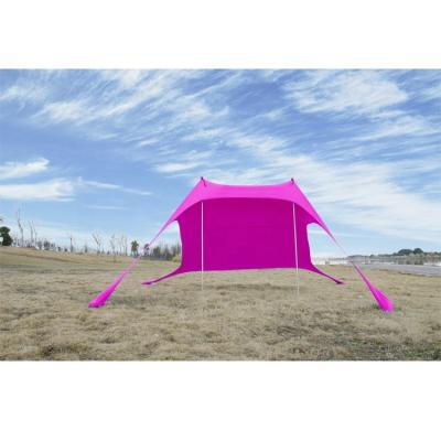 China Extended Type Portable Beach Sun Shelter Tent Tarp Canopy For Outdoor Camping Park for sale