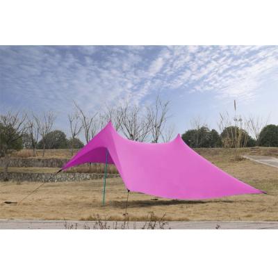 China Extended Type Beach Tent Popular Beach Sun Shade Tent With Lightweight Aluminum Pole for sale