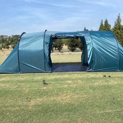 China Diagonal tie type 6P family camping tent with Hall for sale for sale