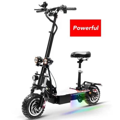 China 60V 5600W 6000W 85km/h Dual Motors 60v 5600w Electric Scooter Fat Tire Unisex Foldable High Quality Offroad Electric Scooter for sale