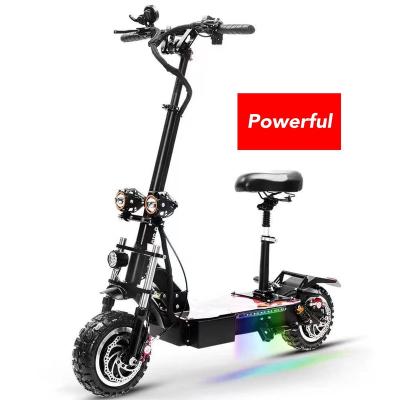 China Wholesale Unisex High Speed ​​Off Road 85km/h 5600W Dual Motor 60V 35Ah Folding Foldable Fast Electric 60v Scooter For Adults Sale for sale