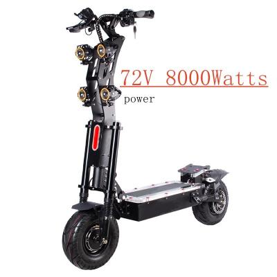 China Unisex Off Road Electric Scooter 13inch Tire Speed 85-120km/H 72V dual Motors Electric Scooter For adult for sale