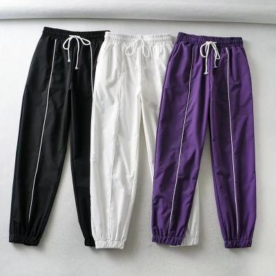 China New Fashion Breathable Women's Sports Quilted Casual Breathable Pants for sale