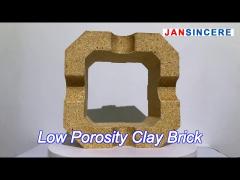 triple low porosity clay brick low creep and low fe2o3 high temp refractory bricks