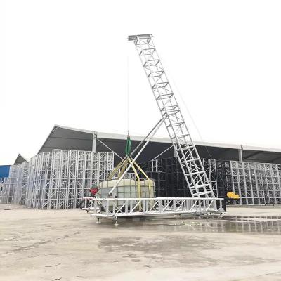 China Heavy Load Aluminum Line Array Speaker Truss For Hanging Speakers Lift Truss Rack System for sale