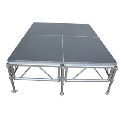 China Durable 1.22*2.44M Aluminum Portable Movable Assemble Wooden Outdoor Stage for sale