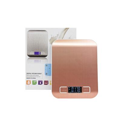 China Digital Electronic Kitchen Scale Platform Scale Digital Food Weighing Kitchen Scale 5kg 10kg for sale