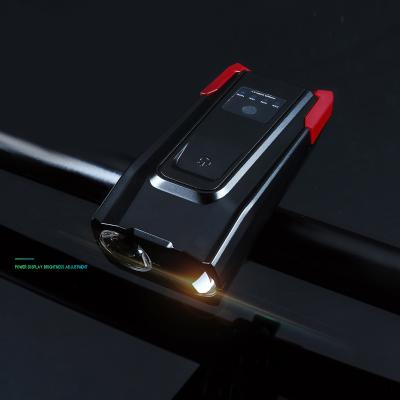 China ABS USB Bicycle Light Bicycle Front Light Night Riding Glare Portable Rechargeable Bicycle Headlight for sale