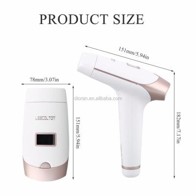 China 2018 Household LCD Display LESCOLTON T009i 2 In 1 Beauty Portable Home Epilator Women Salon Use for sale