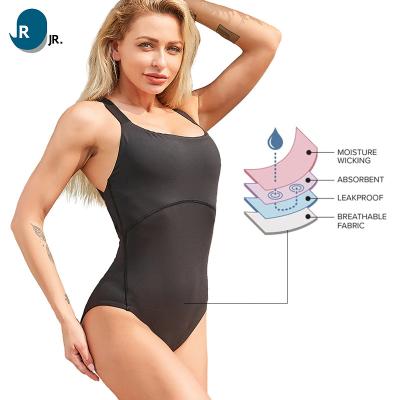 China 2022 New Arrivals Plus Size 4 Layers Leak Proof Teens Briefs Super Absorbent Girls Menstrual Period Swimwear Jumpsuit Underwear for sale