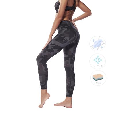 China Lpp38 Womens Period Panties Workout Proof Gaiters Menstrual Menstrual Menstrual Fitness Breathable Comfortable Sports Yoga Pants With Pockets for sale