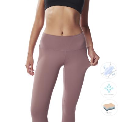 China Proof Breathable Women's LPP34 Period Leggings Yoga Menstrual Period Panties for sale