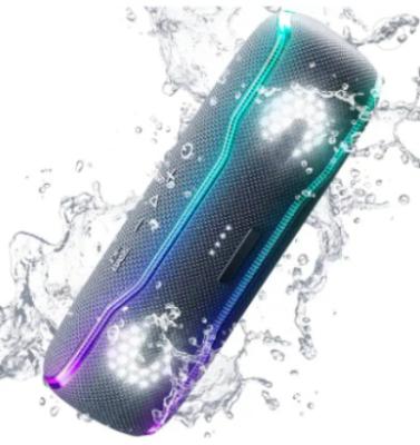 China Portable Phone Function Travel Bluetooth 5.3 Speaker Double-driver Speaker with IPX7 Waterproof, True Wireless Stereo for Outdoor Speaker for sale