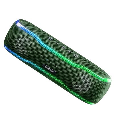 China WISETIGER Outdoor Bluetooth LED Flashing Light IPX7 25W Speaker IPX7 25W Sound Box BT5.3 Stereo Waterproof Surround Speaker for sale