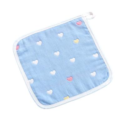 China Baby's face towel child safe 100% cotton six layers baby face towel for sale