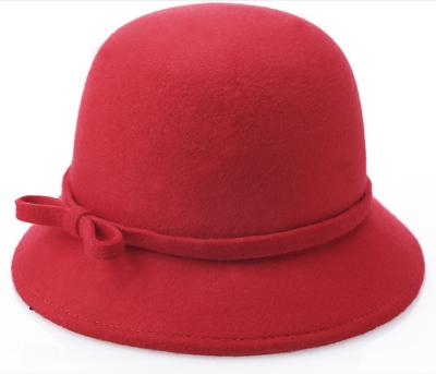 China High Quality Picture Fashion Customized Wool Felt Fedora Hats Cloche For Women And Men for sale