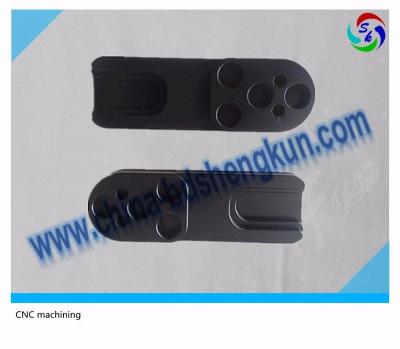 China Aluminum Customized 6061 Precision Aluminum CNC Machining Black Anodized Handle for sale