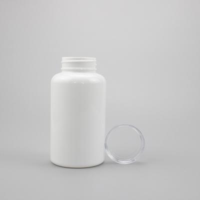 China Meidical packaging factory direct health care 200CC Tablet medicine pill container white capsule bottle with screw lid for sale