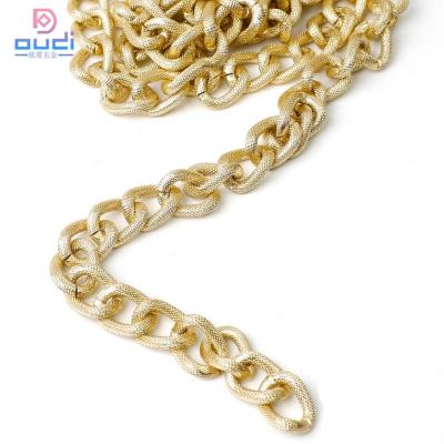 China Eco - Friendly Gold Metal Chains For Bag Handle Bag Accessories Metal Chain Strap For Handbags And Purse for sale