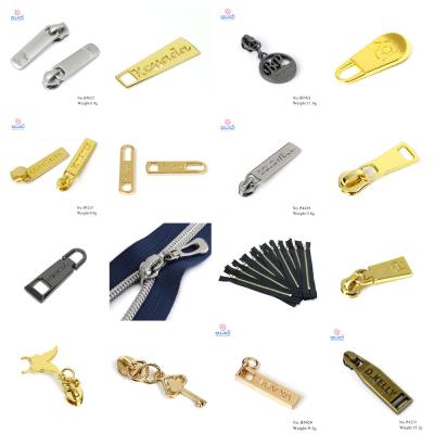 China High Quality Eco - Friendly Metal Teeth Zipper For Bag Accessories Gold #5 Custom Metal Zipper for sale