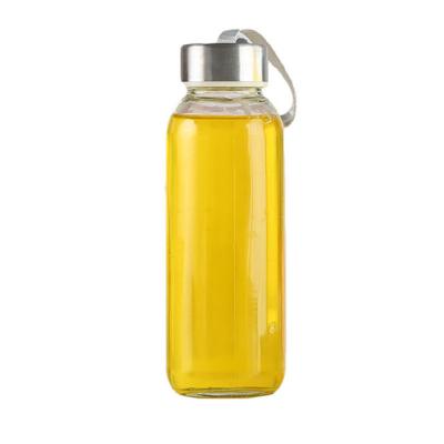 China Wholesale Price Personal Care Clear Glass Non-slip Unique Drinks Glass Bottle For Juice for sale