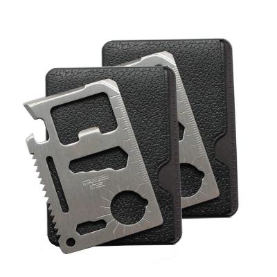 China Factory Price Muti-functional Custom Your Logo Multi Tool EDC Instrument Wallet Multitool Card Gear for sale