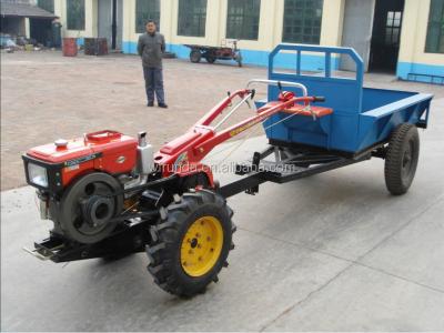 China 1 ton trailer farm tractor for walking tractor, farm tractor, agriculture tractor for sale