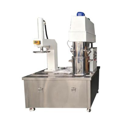 China Liquid 10 Liters Double High Shear Blade Lab Chemical Mixer Pharma Double Adhesive Type Agitator Planet Twist Mixer for sale