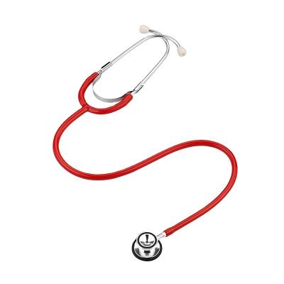 China BCS-721-RD Home Use Medical Supplies Dual Head Stethoscope Cardiology For Standard Hearing Aid Testing for sale