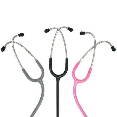 China Factory Price Medical Stethoscope Professional Doctor Metal Dual Head Stethoscope for sale