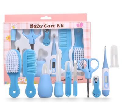 China Eco-freindly Folder 10pcs/set Newborn Baby Health Grooming Kit Baby Safety Nail Care Set for sale