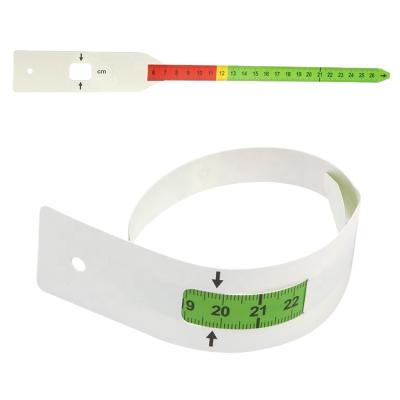 China Flexible/Washable Medical Disposable Adult Children Soft Waterproof Plastic Arm Circumference Measuring Tape for sale