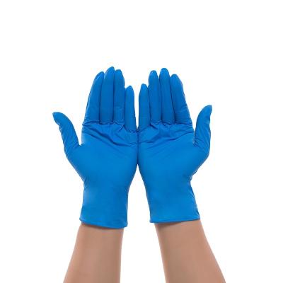 China Safety Medical Nitrile Disposable Glove Powder Free For Hospital Used Gloves for sale