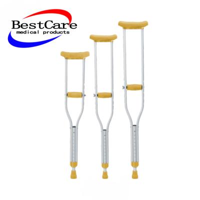 China Height Can Be Adjustable Light Aid Rehabilitation Treatment Supply Aid Walking Axillary Crutch for sale