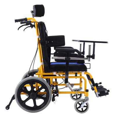 China Steel Frame Chair For Child With Cerebral Palsy Brake System Electric Wheelchair Wheelchair For Hospital for sale