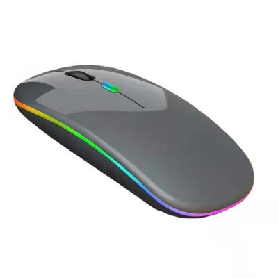 China new BT Mini Portable Tablet RGB 2.4Ghz Wireless 3D Gaming Mouse For PC Laptop Computer Mouse Colorful Gamer Rechargeable Mouse for sale