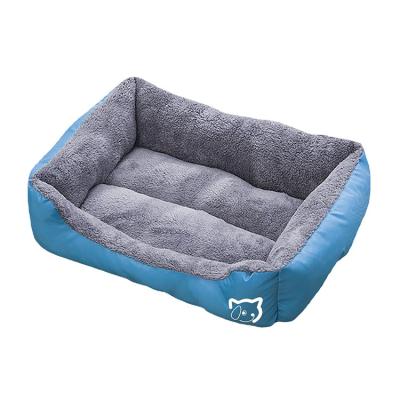 China Wholesale Colored Round Stocked Dog Bed For Cats Dog Cave Mat Luxury Eco Friendly Fluffy Soft Felt Cat Bed Custom Made for sale