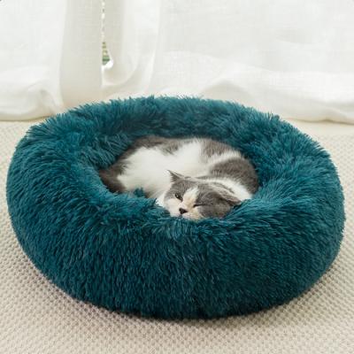 China Colorful Washable Plush Stored Around Eco-Friendly Ultra Soft Washable Cushion Cat Bed Pet Beds Sofa Luxury Dog Bed Fur for sale