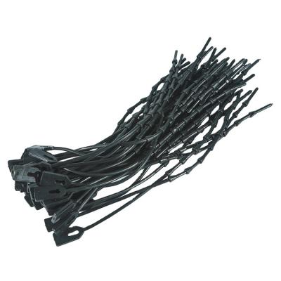 China Plant Tie 17cm Garden Binding Tree Ties Plant Tree Binding Strap Soft Plastic Black Ties Colored Lock Ties for sale