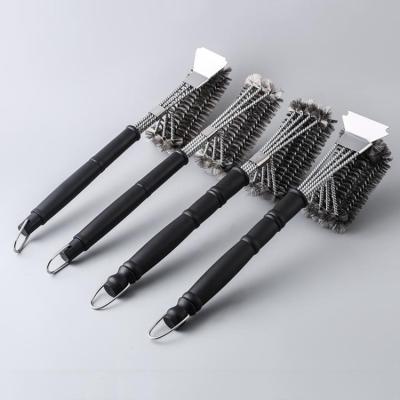 China Easily Cleaned Stainless Steel Barbecue Grilling Accessories Cleaner BBQ Grill Cleaning Brush for sale