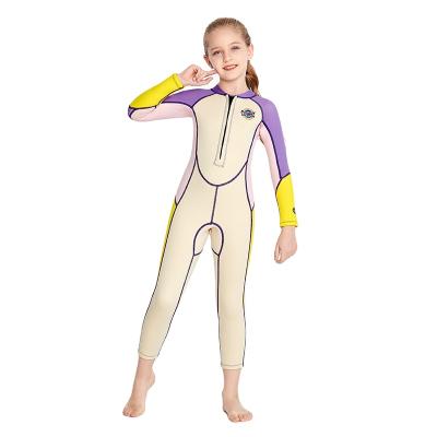 China Antibacterial Sabolay Girls' Neoprene Wetsuit Surf Suit Children's Outdoor One Piece Wetsuit 2Mm Wetsuit 2Mm for sale