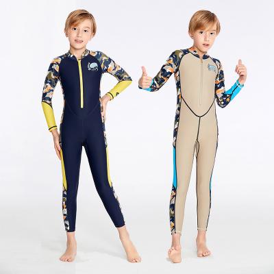 China New Sabolay Antibacterial Kids Diving Suit Boy's One-Piece Long Sleeve Swimsuit Jellyfish Hot Diving Surfing Suit for sale