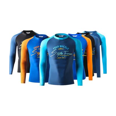 China Hot Sale Custom Rashguard Couples Sabolay Rashguard Long Sleeve Surfing Diving Swimsuit Custom Anti-UV Customization for sale